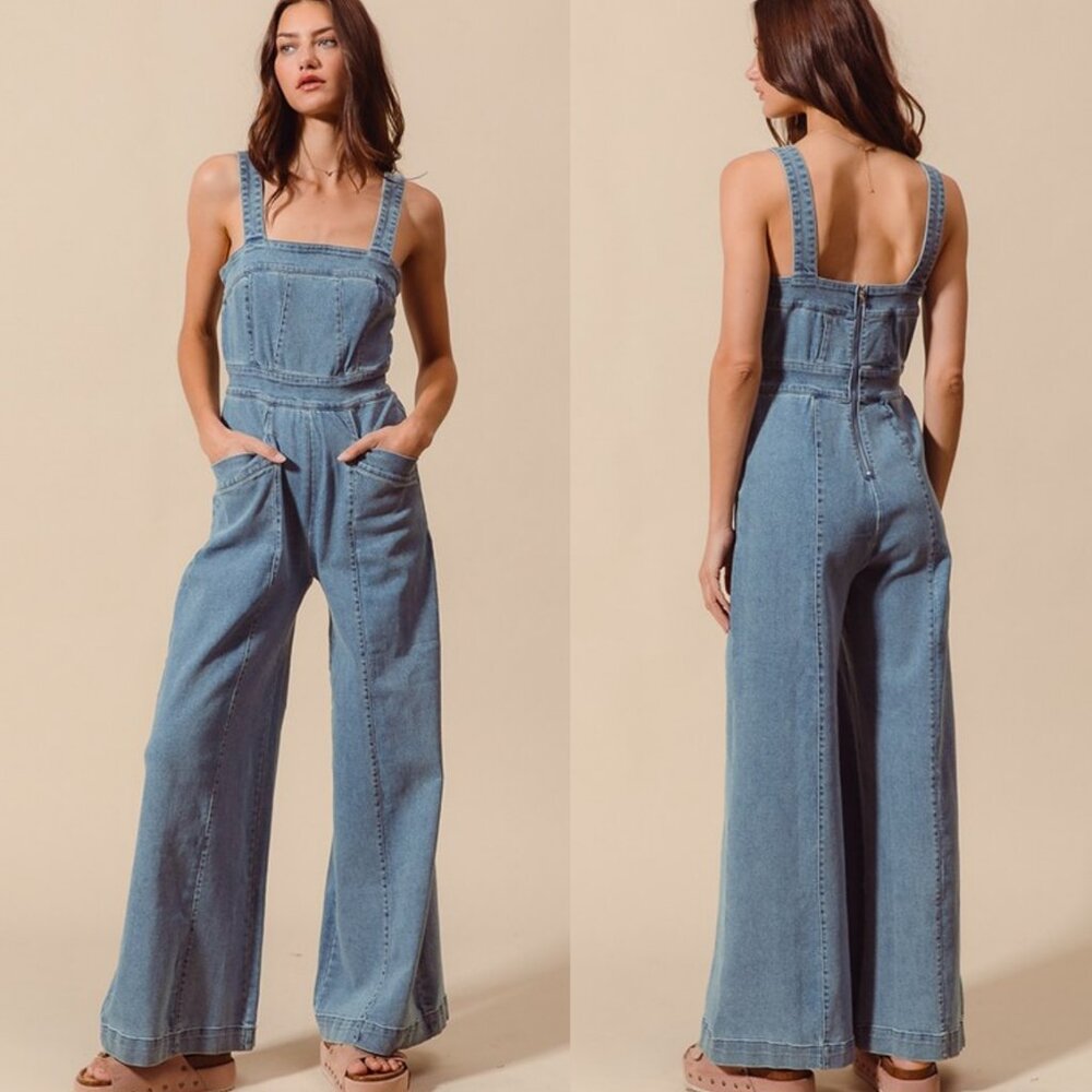 DENIM JUMPSUIT